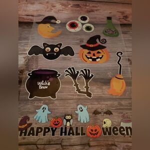 Halloween Assorted Iron Ons 5 Sheets - Multicolor